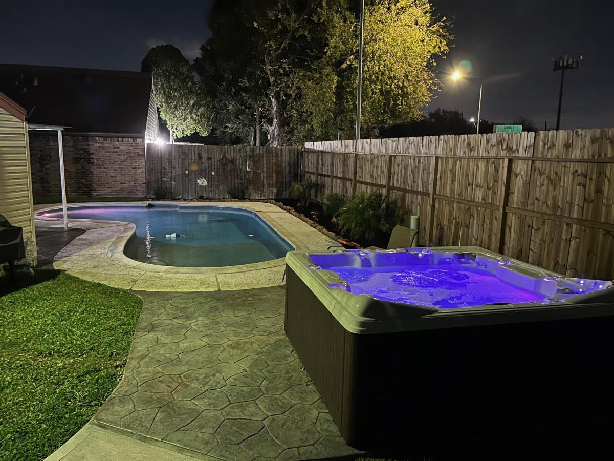 Villa 1976Houstongem Luminous Pvtpool & Hottub Dt20Mins For Lrg Families 6Beds 2Bath Exterior foto