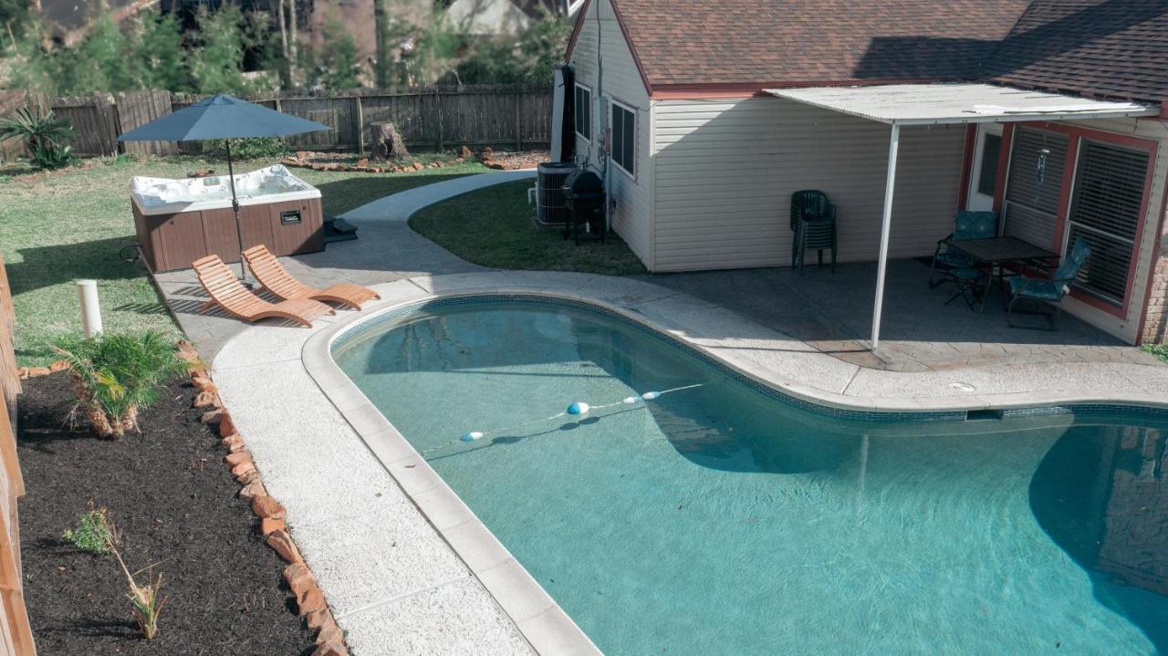 Villa 1976Houstongem Luminous Pvtpool & Hottub Dt20Mins For Lrg Families 6Beds 2Bath Exterior foto